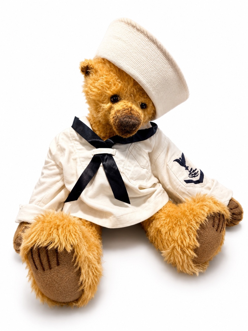 VINTAGE! LARGE 23.5" OOAK Mary Dowd Mohair Sailor/Navy Bear pd  $399